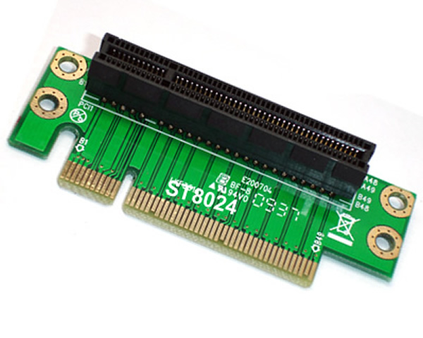 ST8004 PCI-E PCIe express 16X riser card 1U (Left-side insertion)